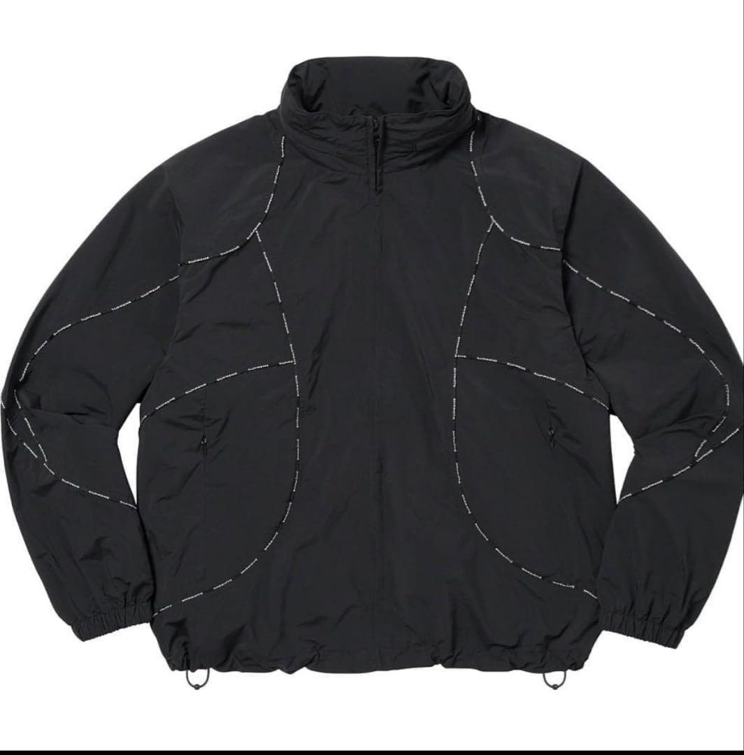 【美品】Supreme piping track jacket