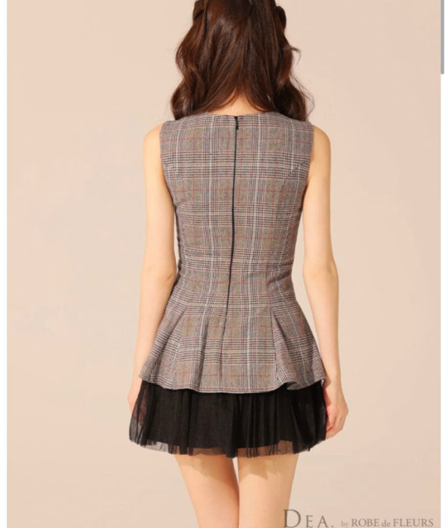 ローブドフルール ミニドレス