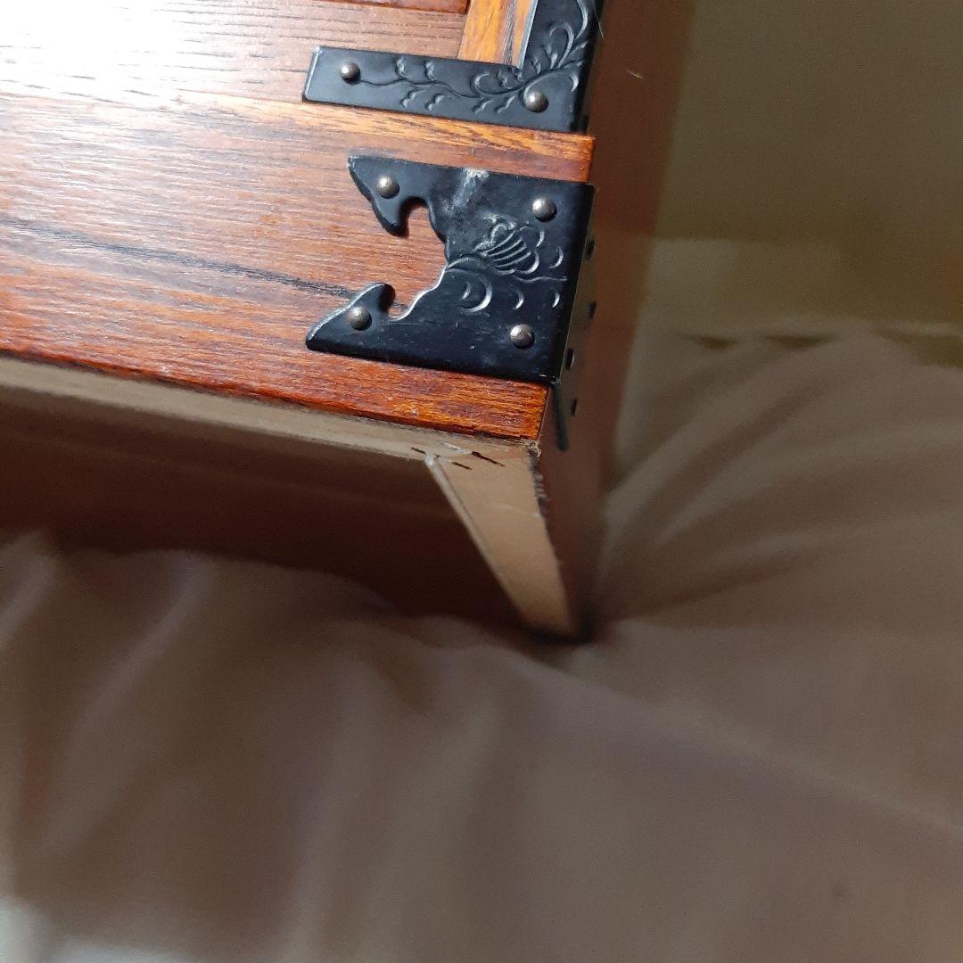 昭和レトロ◆欅製◆伝統工芸整理箪笥◆欅チェスト◆漆塗り◆62cm×44.5cm