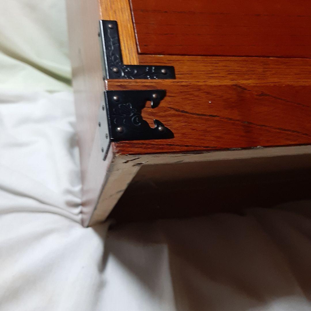 昭和レトロ◆欅製◆伝統工芸整理箪笥◆欅チェスト◆漆塗り◆62cm×44.5cm