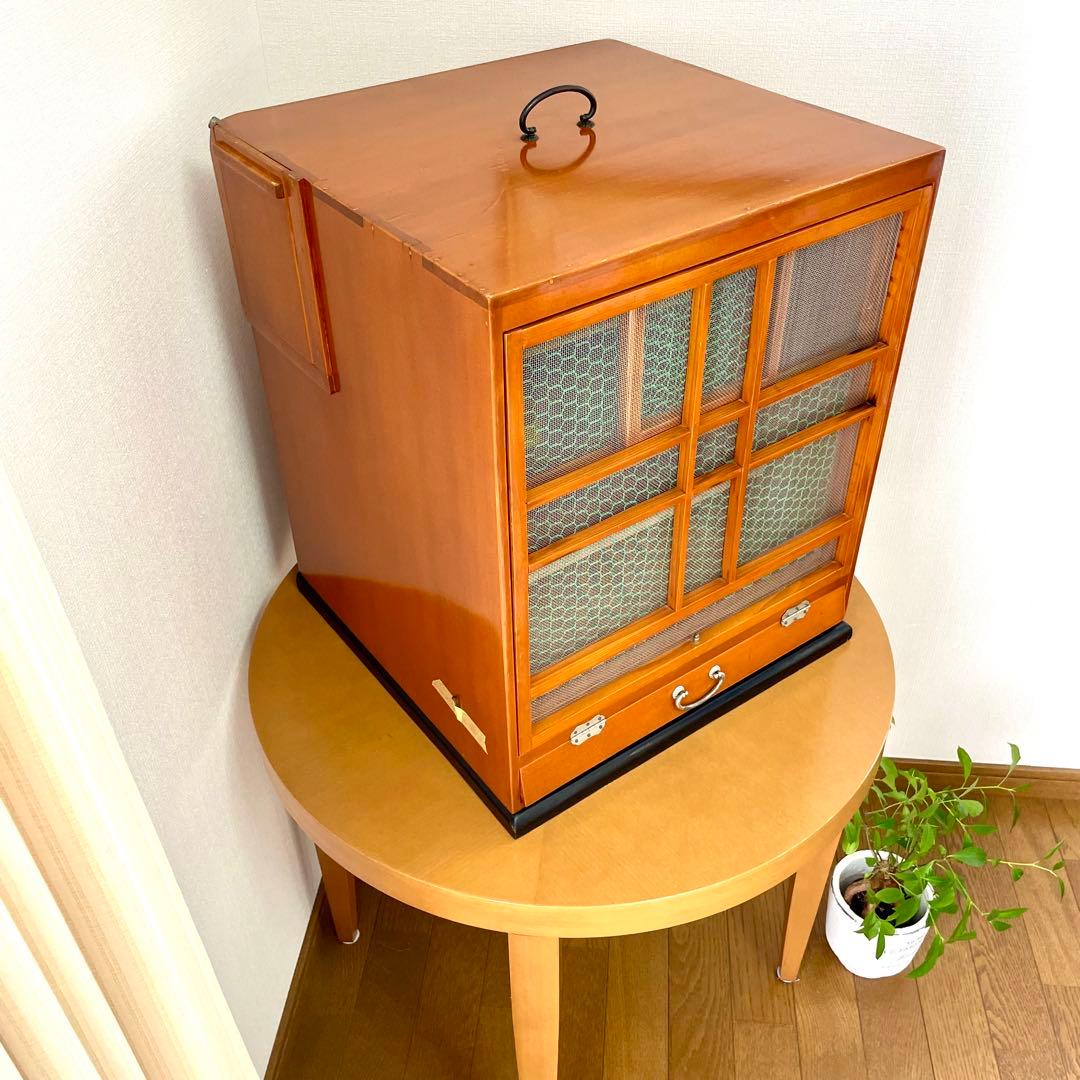 【無垢材】ビンテージ 木製 鳥籠 バードゲージ【アンティーク】