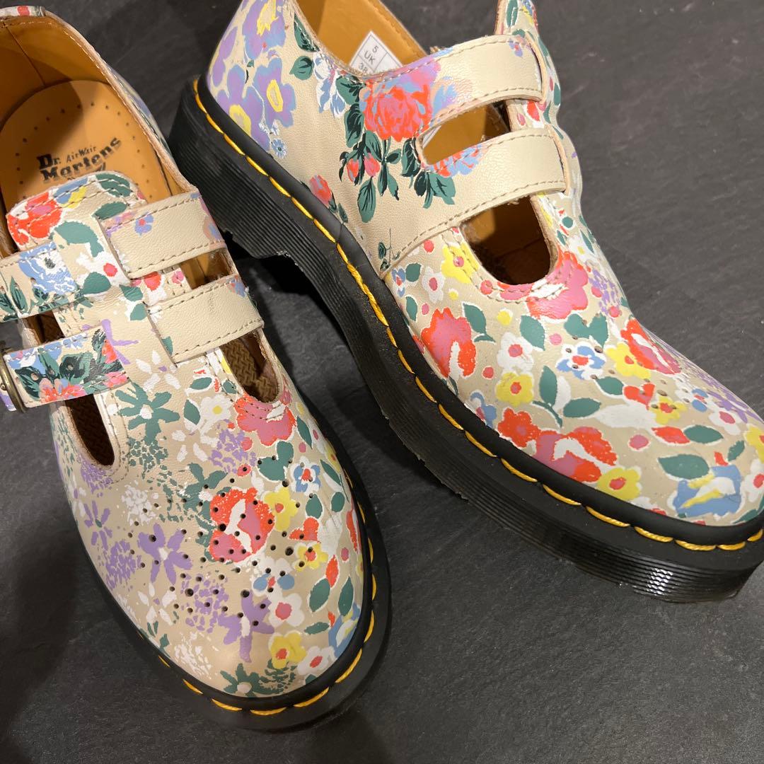 Dr. Martens MSRY JANE 花柄ローファー メリージェーン