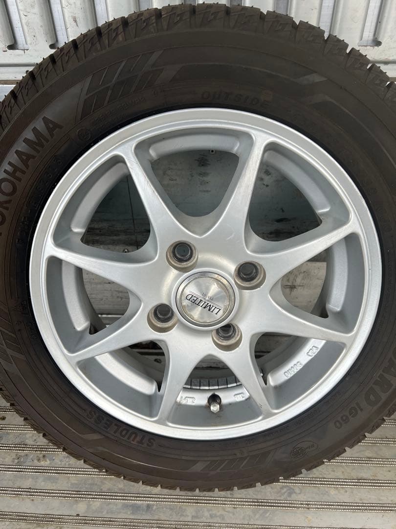 hiroスタッドレス155／65R13 73Qアルミホイールセット深溝