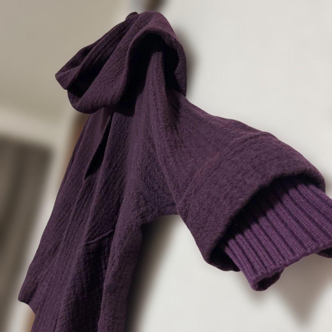 美品ヴィヴィアンウエストウッド レッドレーベル ウールコートマフラー付変形コート