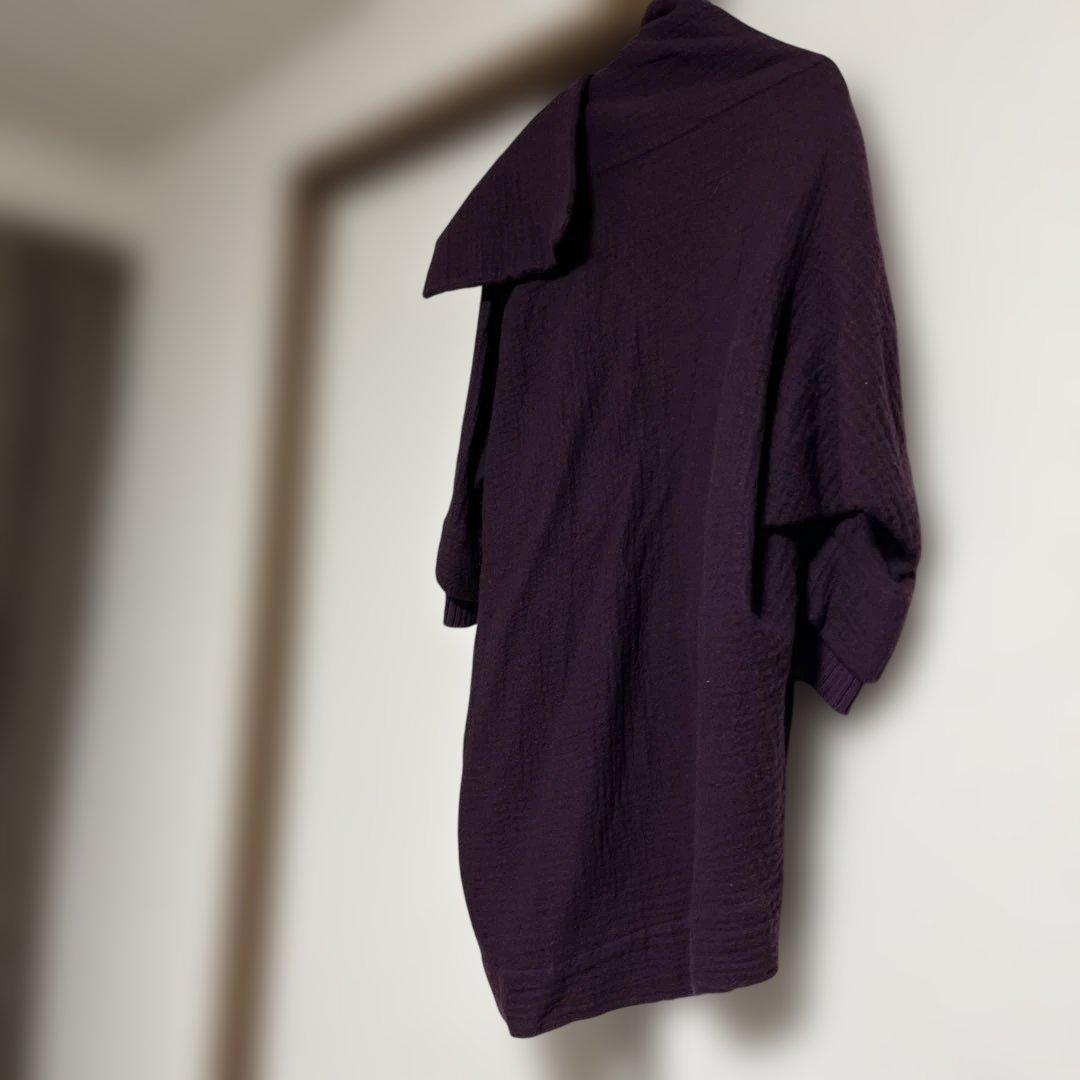 美品ヴィヴィアンウエストウッド レッドレーベル ウールコートマフラー付変形コート