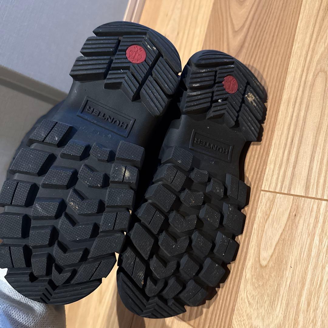 Hunter スノーブーツ　ハンター　 24.5cm US7 ブラック　黒