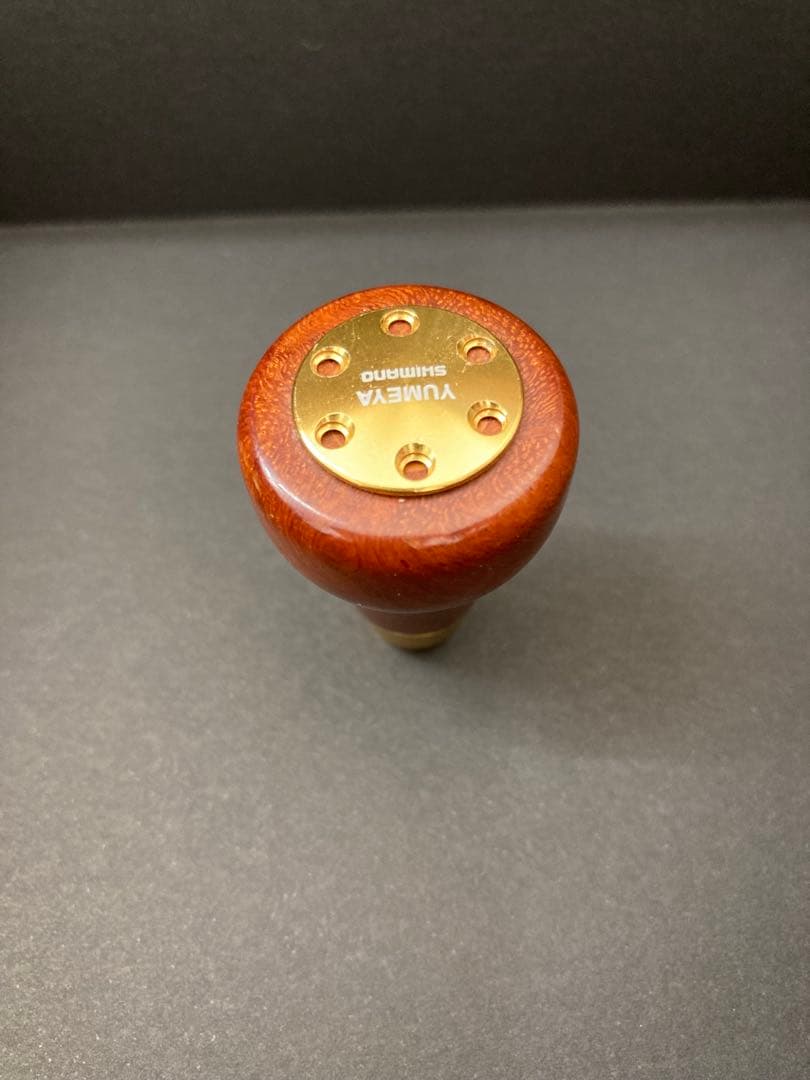 【美品】夢屋 花梨 ハンドルノブ ②