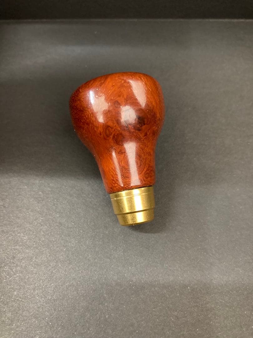 【美品】夢屋 花梨 ハンドルノブ ②