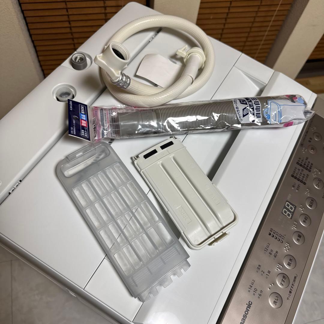 美品 Panasonic 2022年 洗濯機 6kg 人気シリーズハイモデル