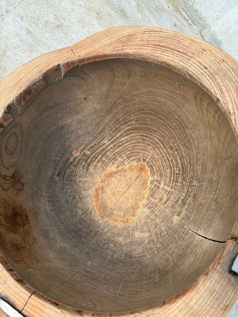 【専用出品】欅　臼のみ　杵は別出品