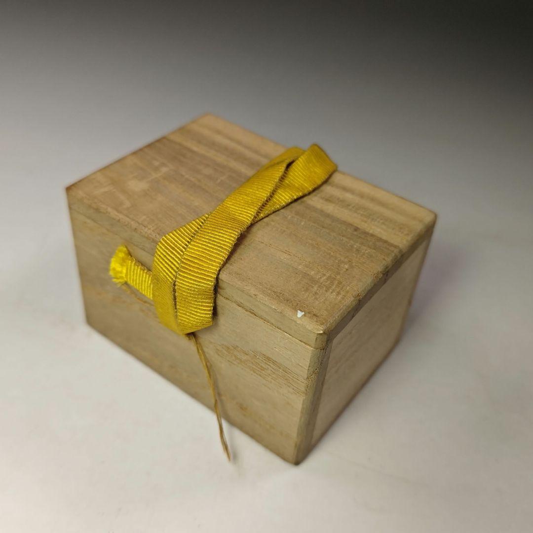 イ573 香合『西垣遊山作』『鳥文木　香合　大徳寺　三重野与雲　極箱』茶道具