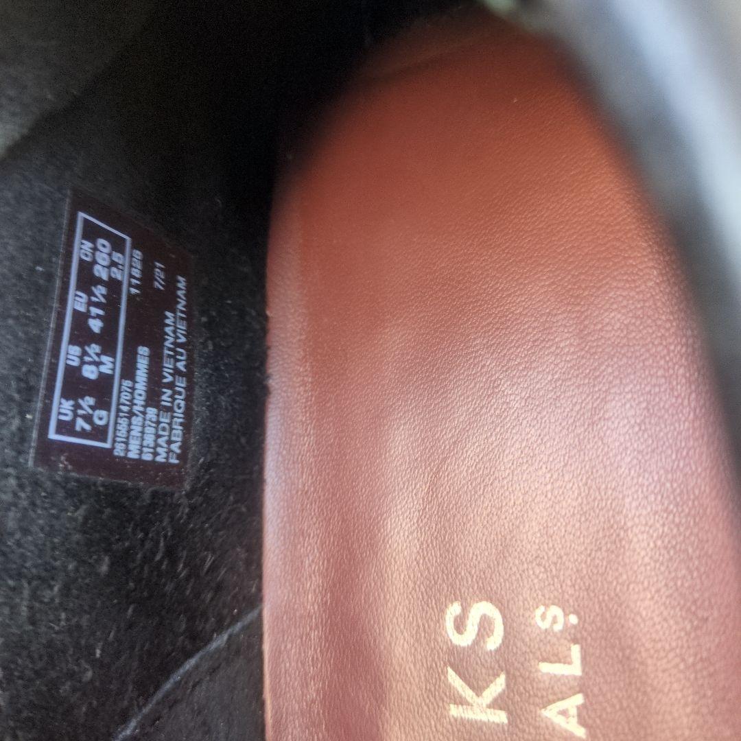 あ*あ様 クラークス オリジナルズ　ワラビー　BLACKレザー