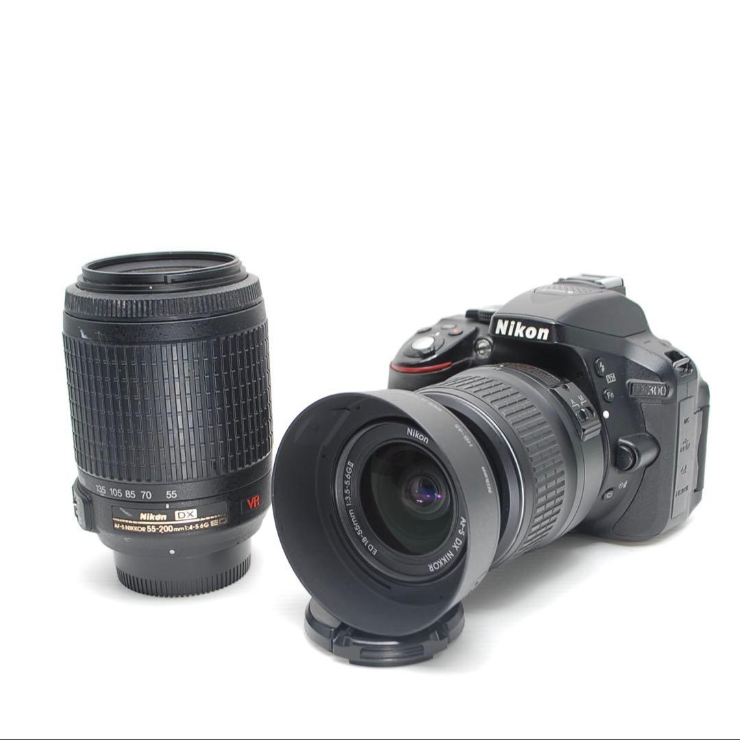 ❤️ダブルレンズセット❤️Nikon D5300 スマホ楽々転送出来ます 美品