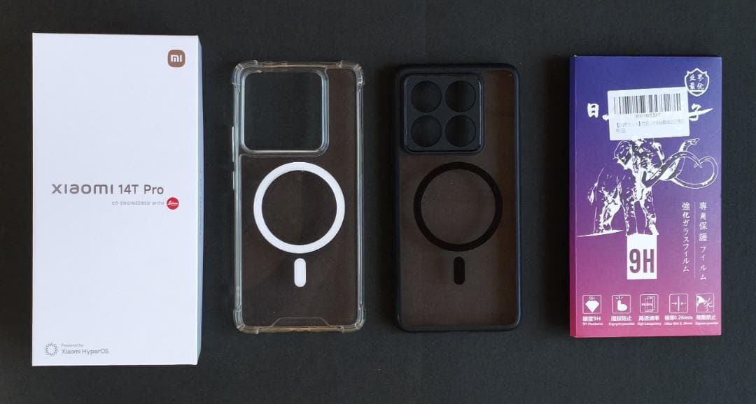 Xiaomi 14T Pro チタングレー 256GB ケース&フィルム付き