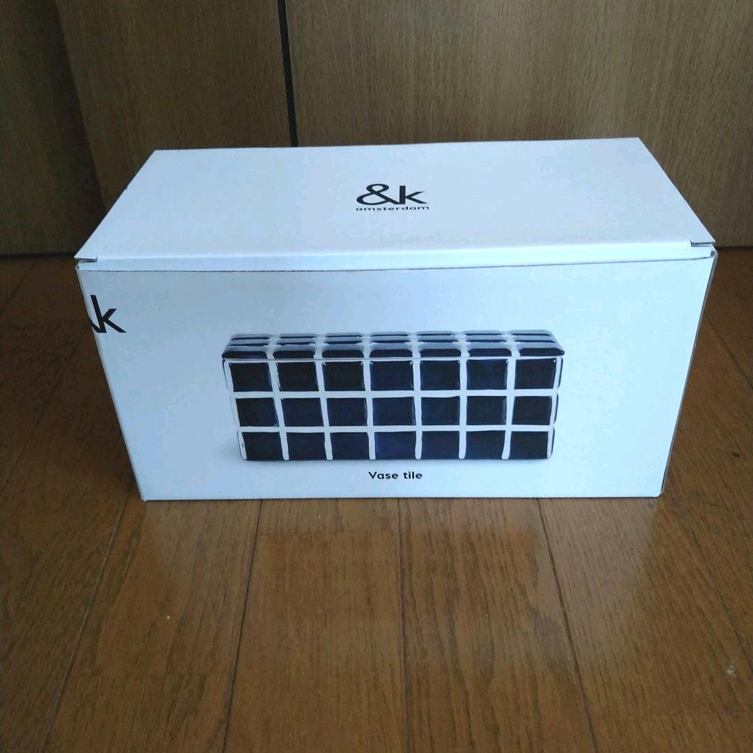 &Klevering タイルフラワーベース　ブルー★★★★★