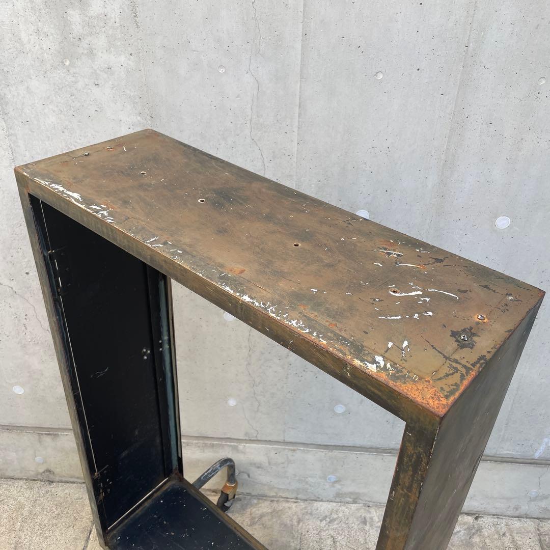 1910s ヴィンテージ 金属製ハンガーラック キャスター付き　インダストリアル