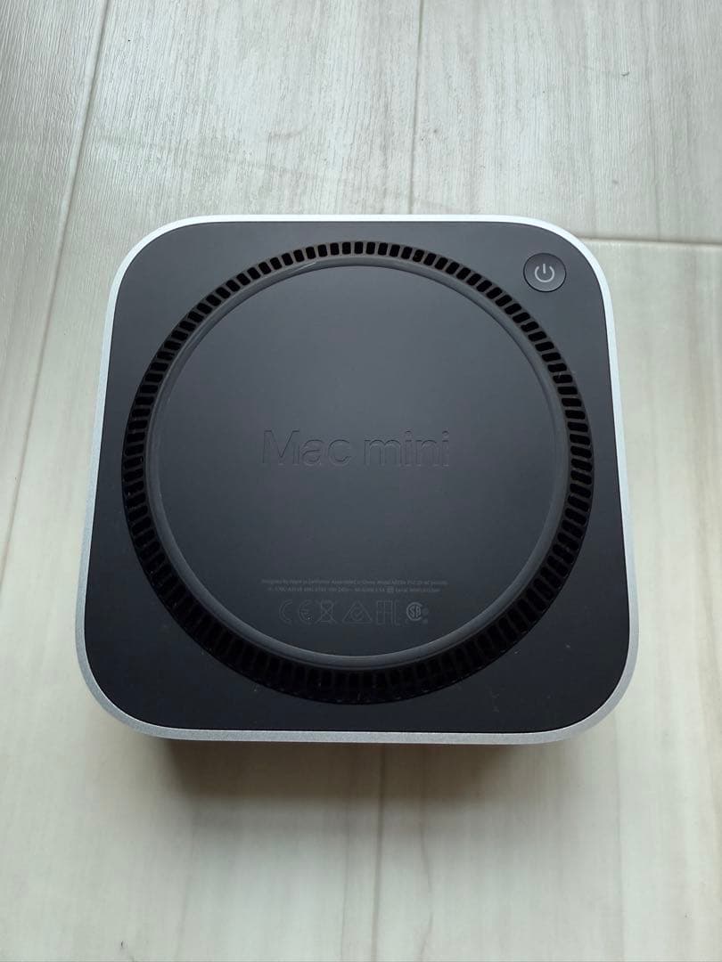 M4 Macmini メモリ16GB SSD256GB MU9D3J/A