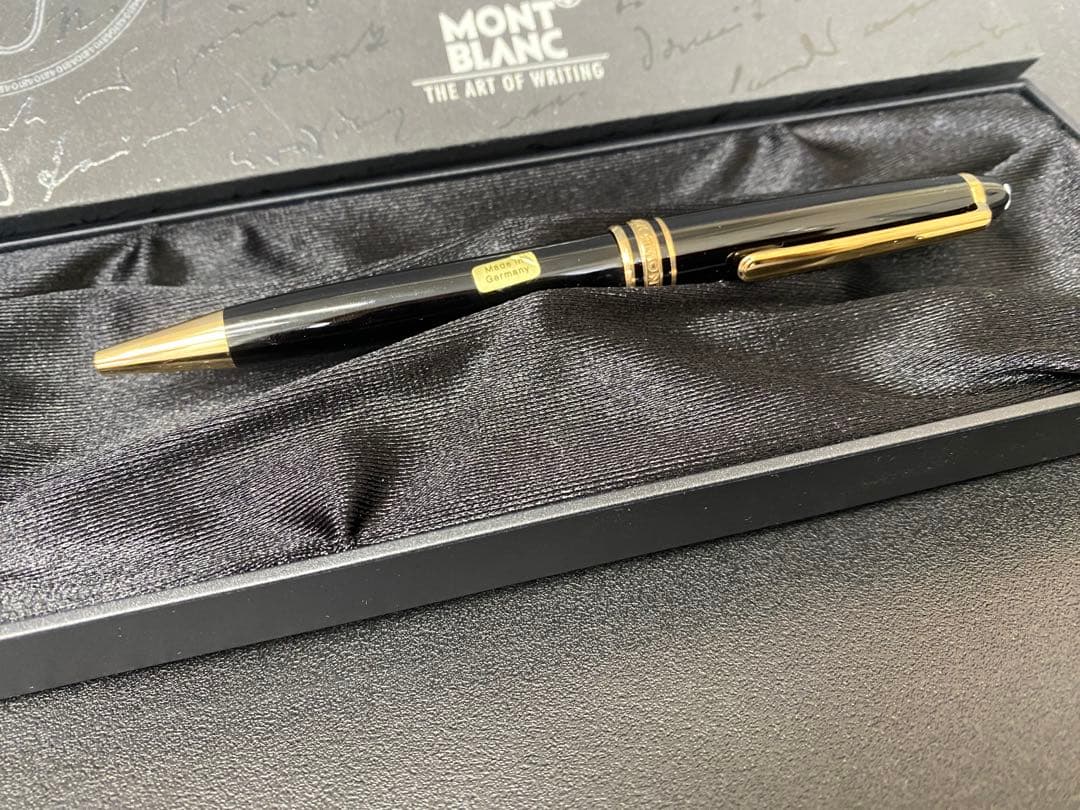 値下げレアMONT BLANC マイスターシュテュック黒 ボールペン創立50周年