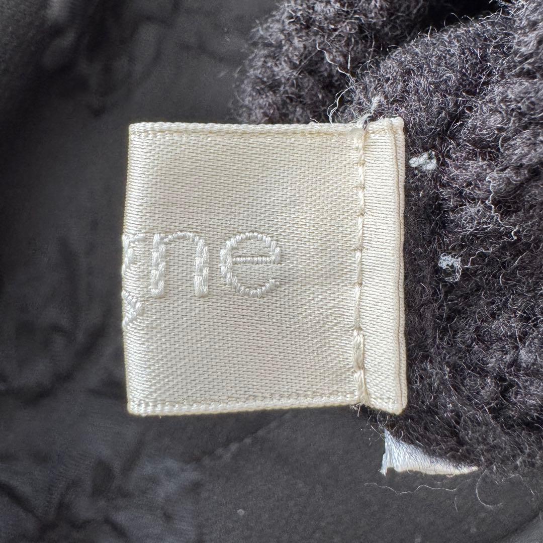 cygne シーニュ ドッキングカーディガン beth ブラック ペプラム