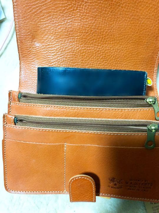 イルビゾンテ　il bisonte 本革　フェス　ウエストバッグ　財布　旅行