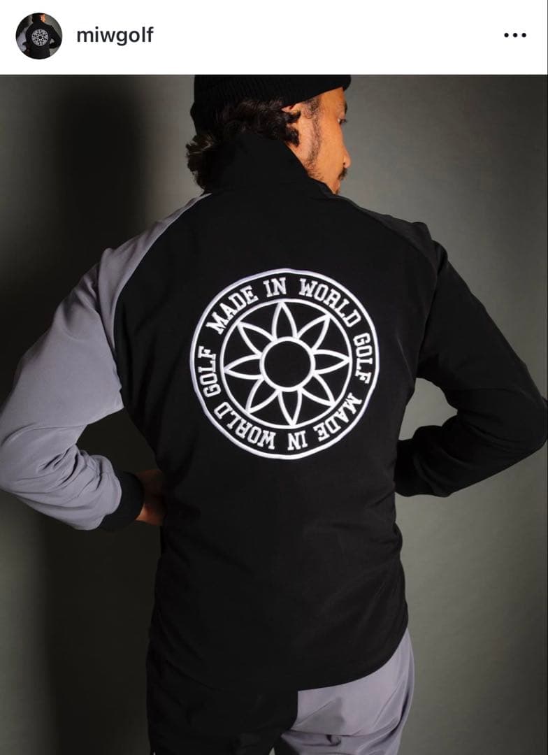 メンズウェア MIW GOLF TRACK JACKET TRACK PANTS black