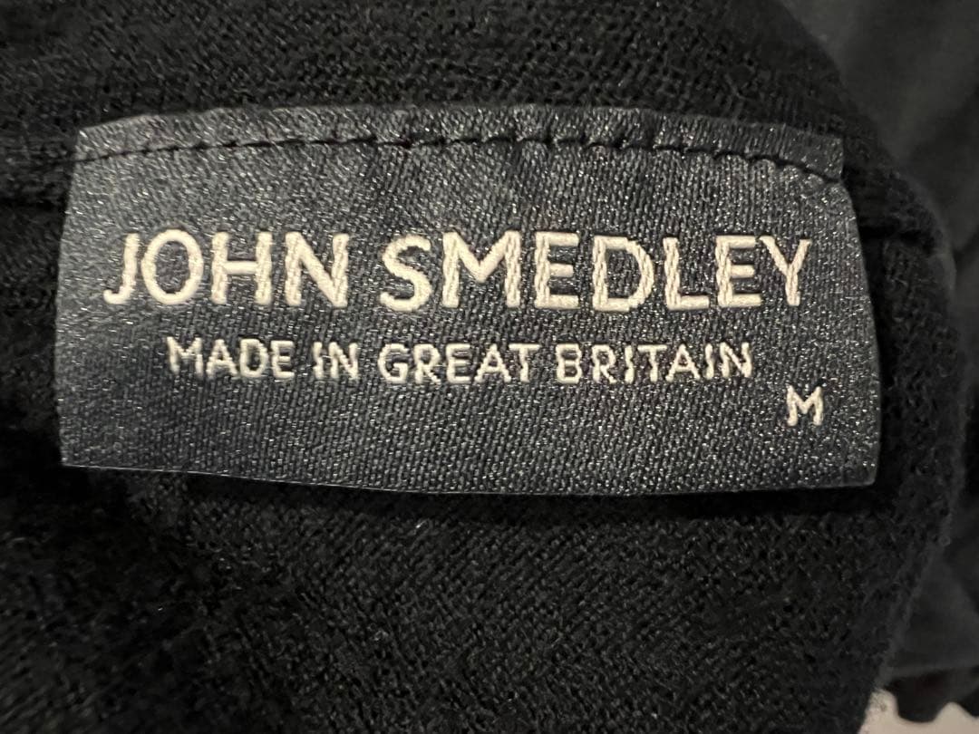JOHN SMEDLEY ジョンスメドレー タートルネック M ブラック