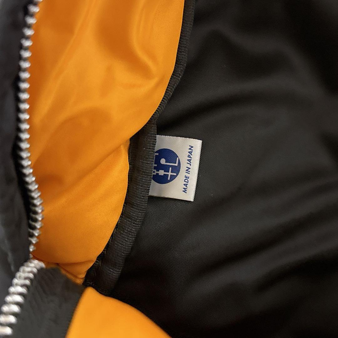 Porter ポーター　リュック　黒　オレンジ