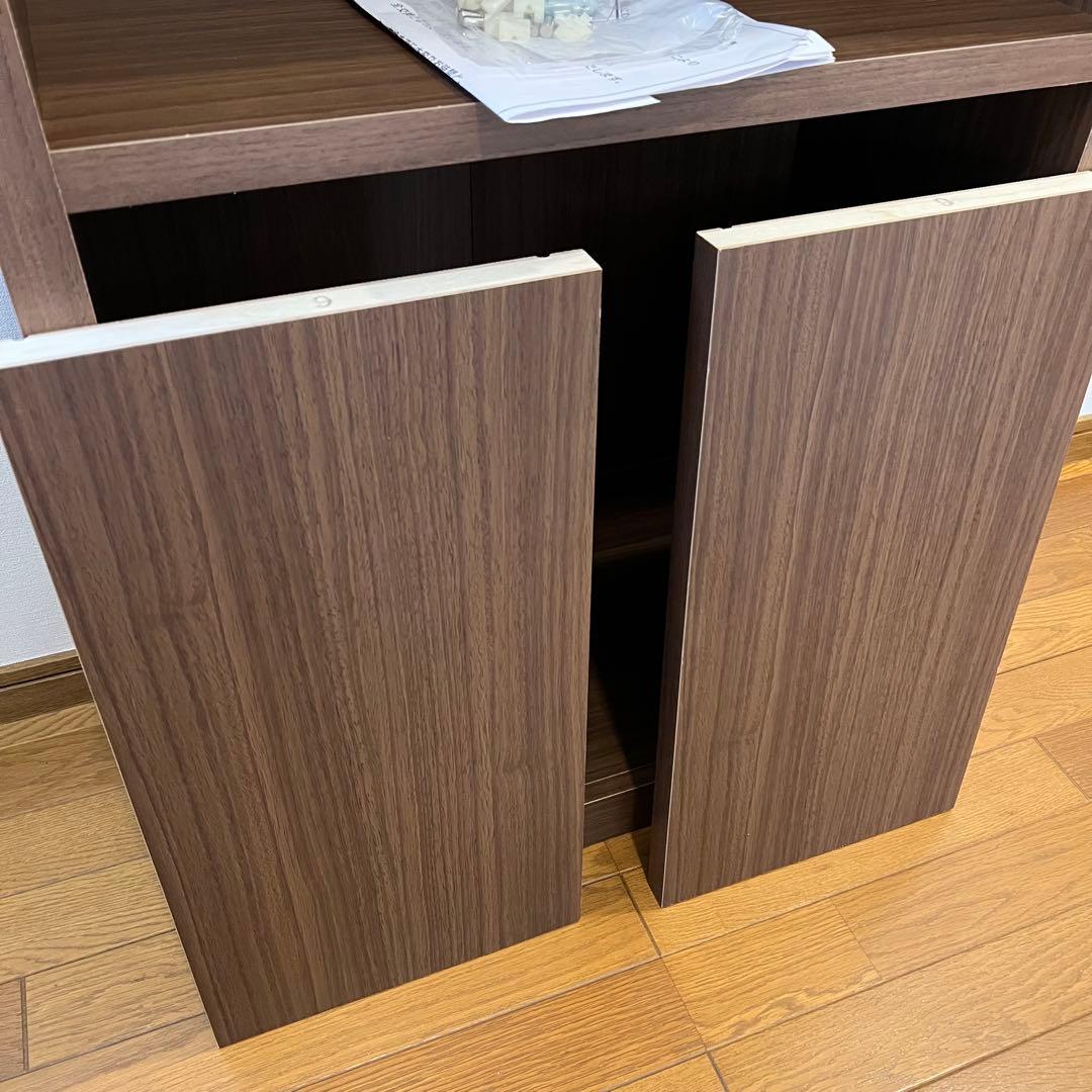 ウッドラック 木製シェルフ 頑丈棚板 本棚 高さ120 ブックシェルフ 書棚