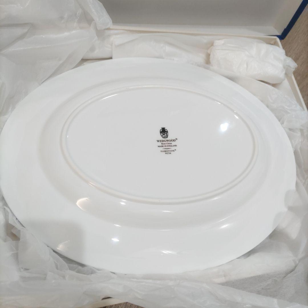 新年セール  FLORENTINE オーバルプレート黒坪35cm