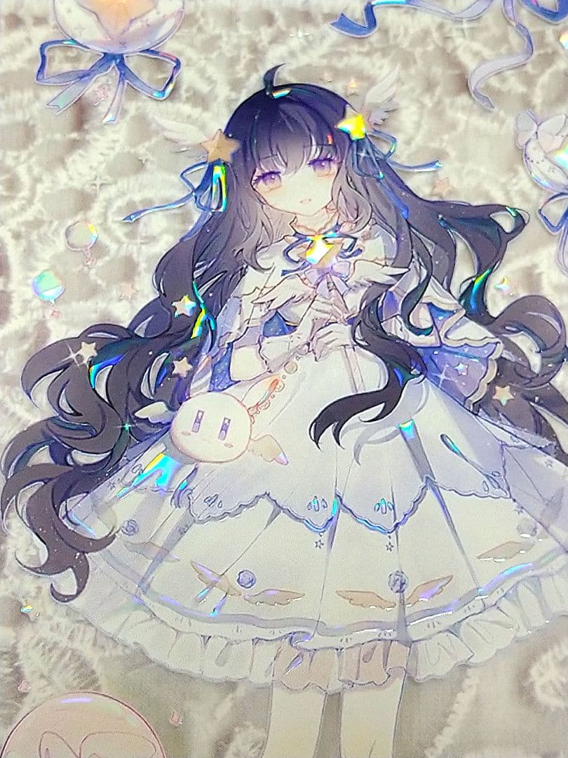 J630＃天使蓝(贝壳光)Shine切り売り海外人物マステ女の子