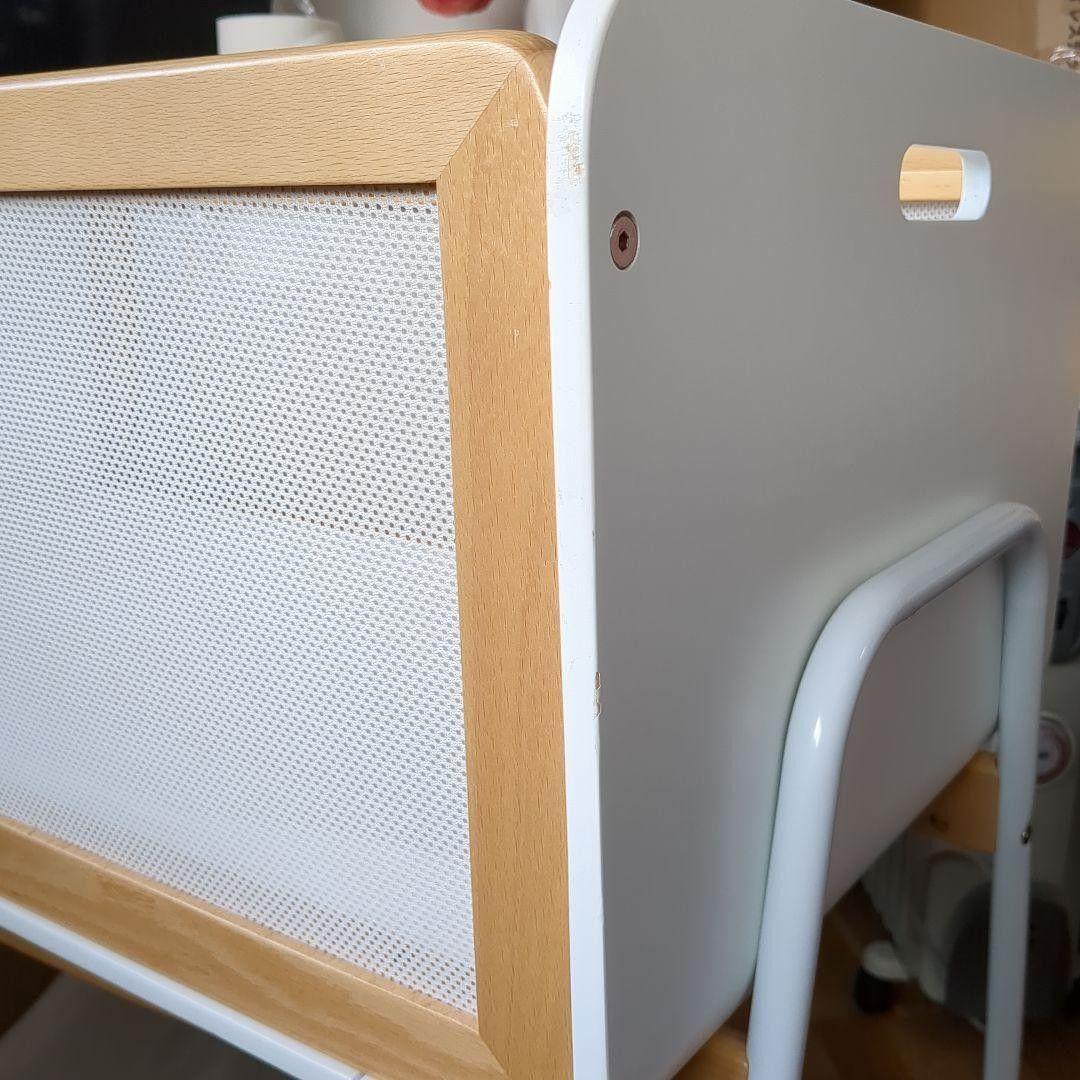 リリワゴン2　ホワイト　ベビーベッド　ベビーワゴン