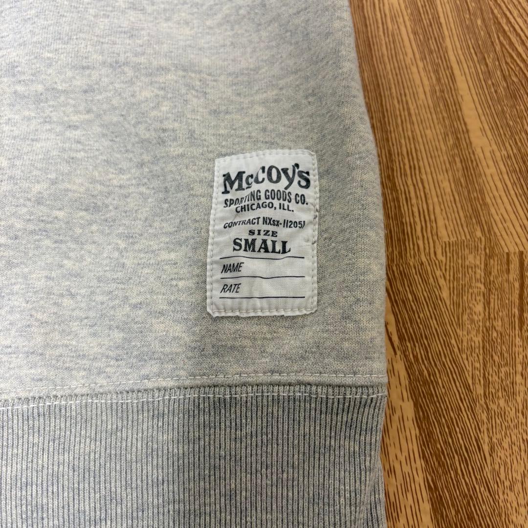 McCOY'S マッコイズ 両V スウェット グレー small USN