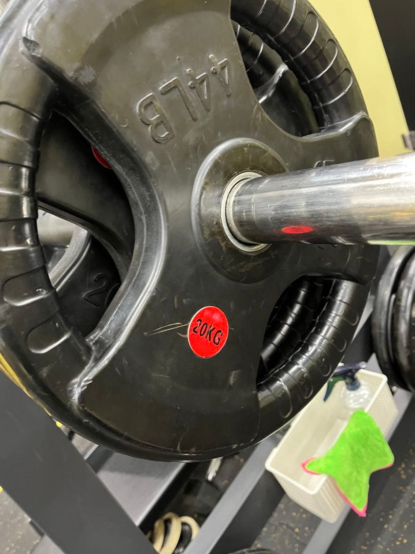 50mmラバープレート20kg15kg10kg 5kg2.5kg 2枚