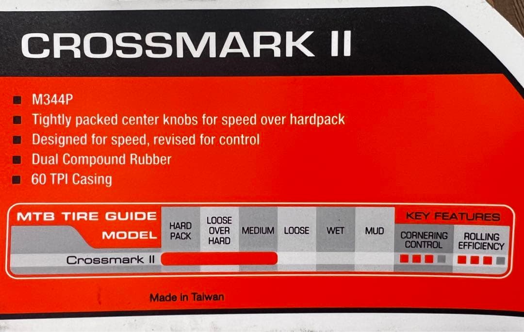 MAXXIS CROSSMARK II 2.75*2.1二本セット