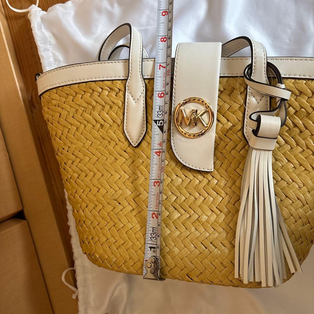 MICHAEL KORS ストロー トートバッグ