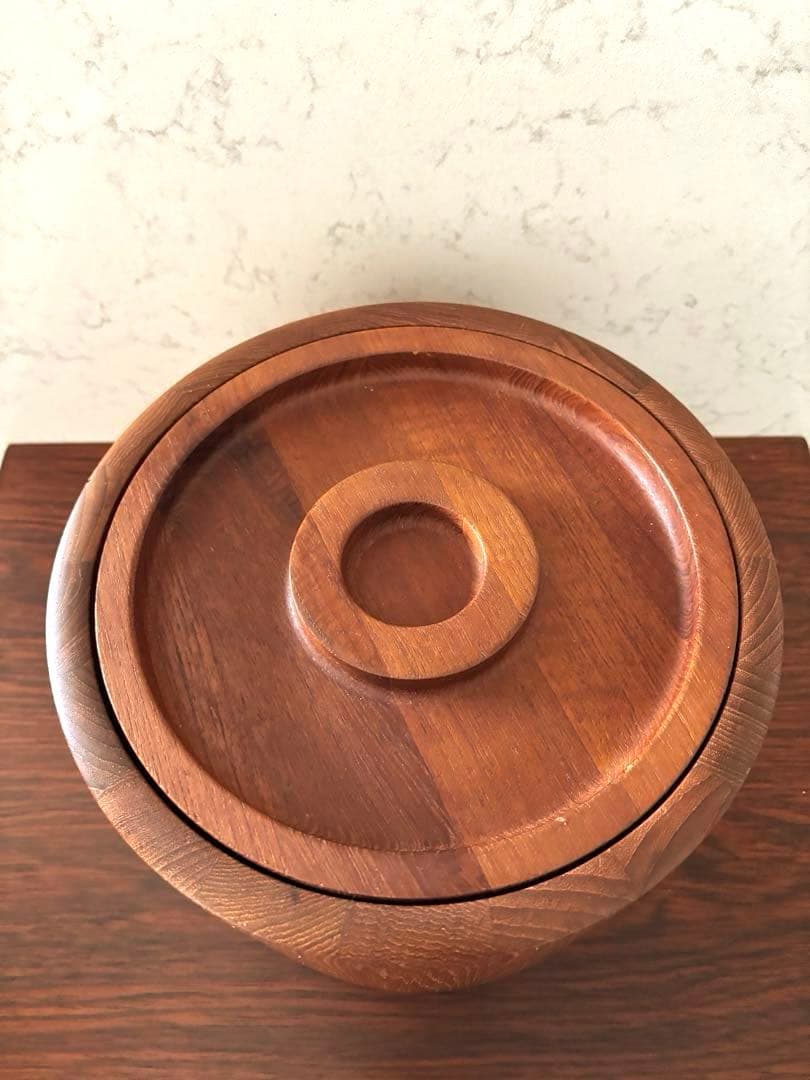 ダンスク　チーク　アイスバケット　北欧ヴィンテージ 北欧雑貨　DANSK