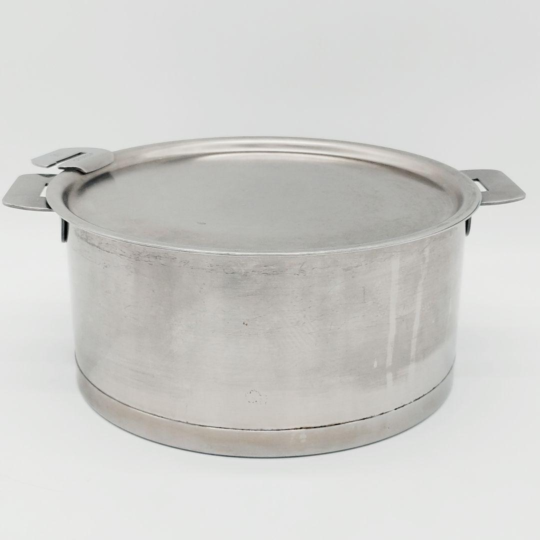 CRISTEL　クリステル　Lシリーズ　20cm　両手鍋　廃盤オールステンレス蓋