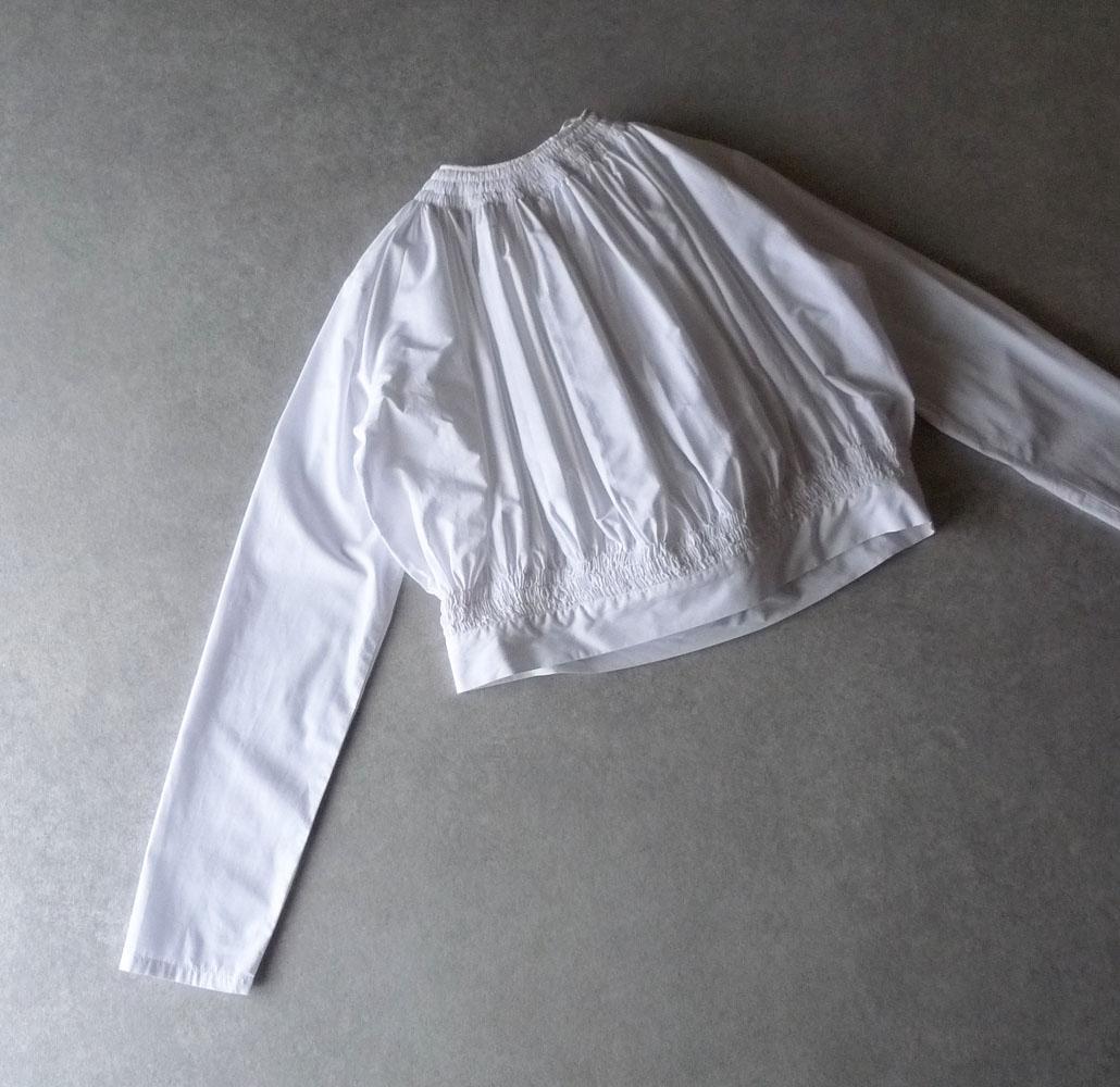 美品 シーオール 2万円 ギャザーブラウス ジャーナルスタンダード ホワイト