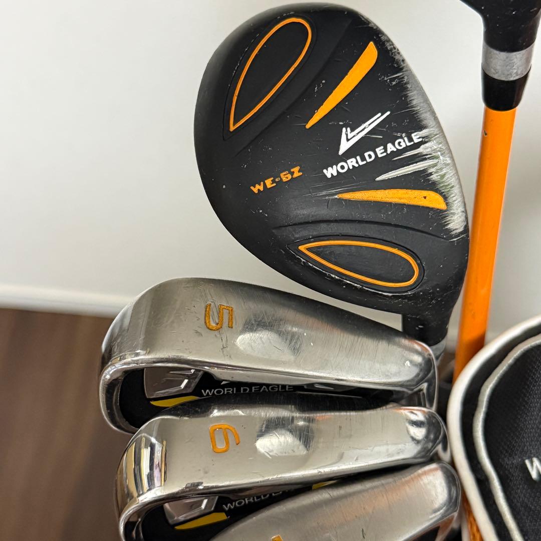 ワールドイーグル WE-5Z メンズゴルフセット 初心者 キャディバッグ付き