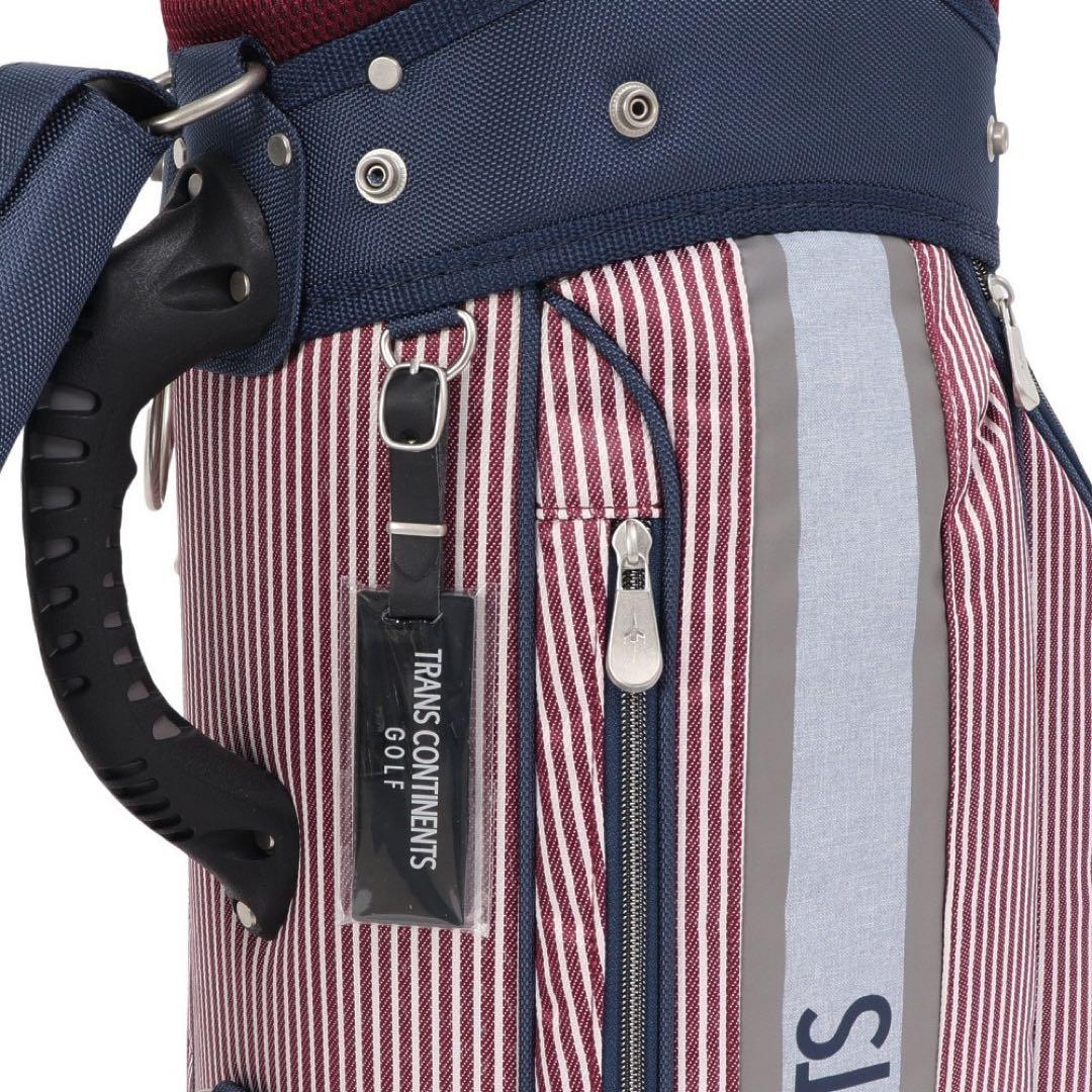 TRANS CONTINENTS ゴルフ キャディバッグ カート式 9型 6分割