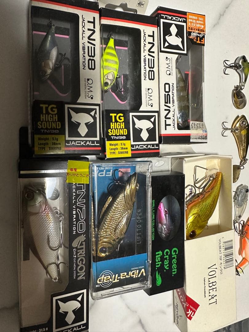 バイブレーション　ジャッカル　モガミバイブ他