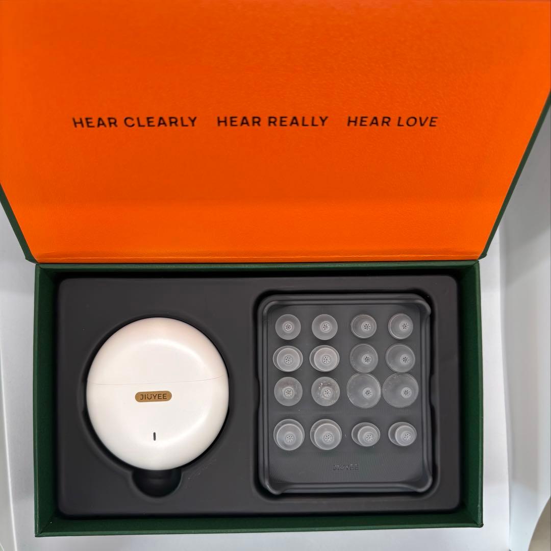 スマート集音イヤホン JIUYEE Air AI補聴サポート ホワイト