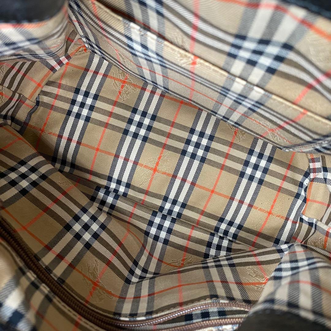希少 バーバリー 巾着 ショルダー バッグ ノバチェック ホース Vintage