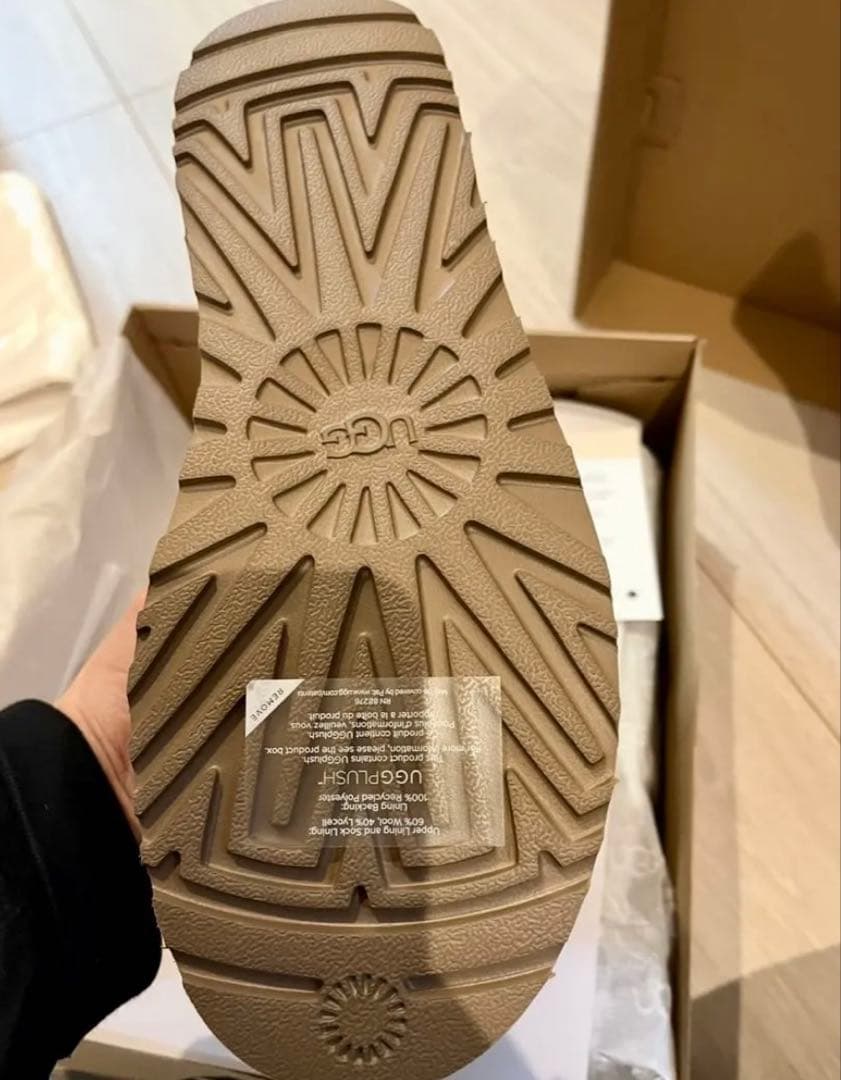 UGG クラシック ウルトラ ミニ プラットフォーム US8 チェストナット厚底