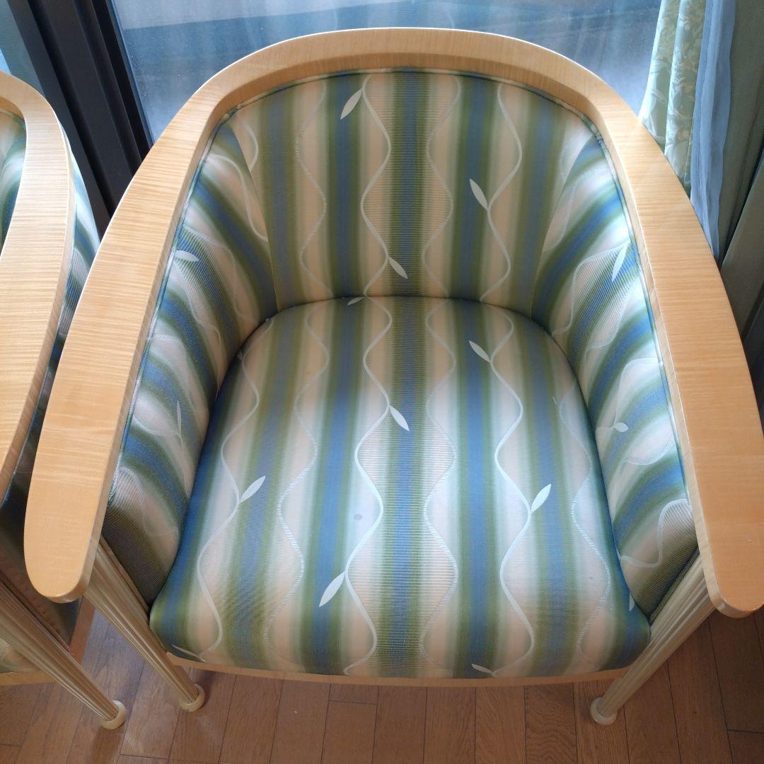 松創 一人掛け ソファ ソファー シカモアメープル IDC 大塚家具 1人用