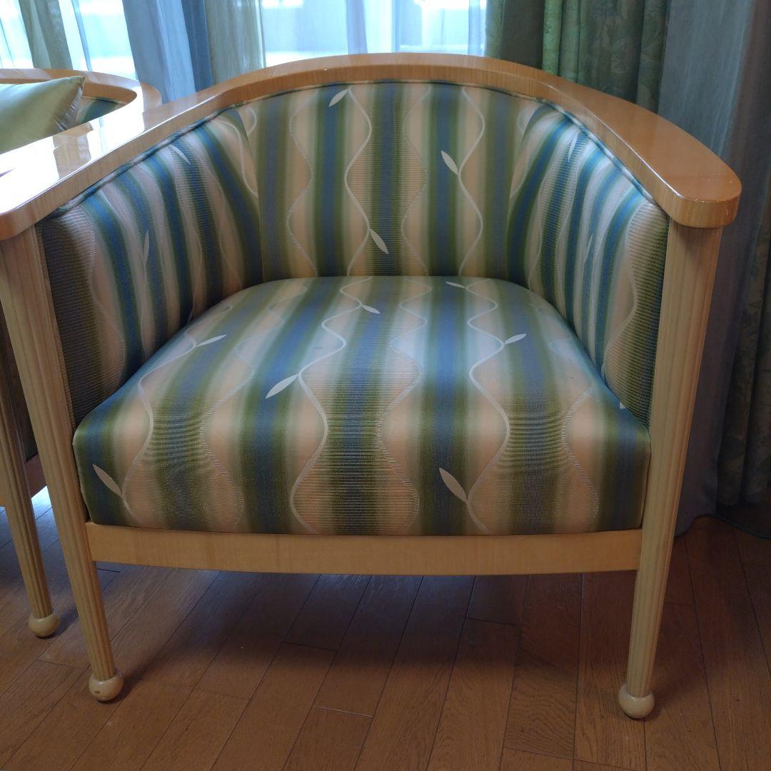 松創 一人掛け ソファ ソファー シカモアメープル IDC 大塚家具 1人用