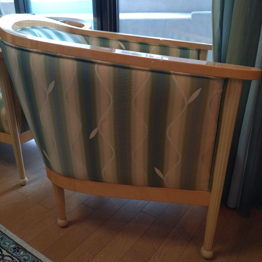 松創 一人掛け ソファ ソファー シカモアメープル IDC 大塚家具 1人用