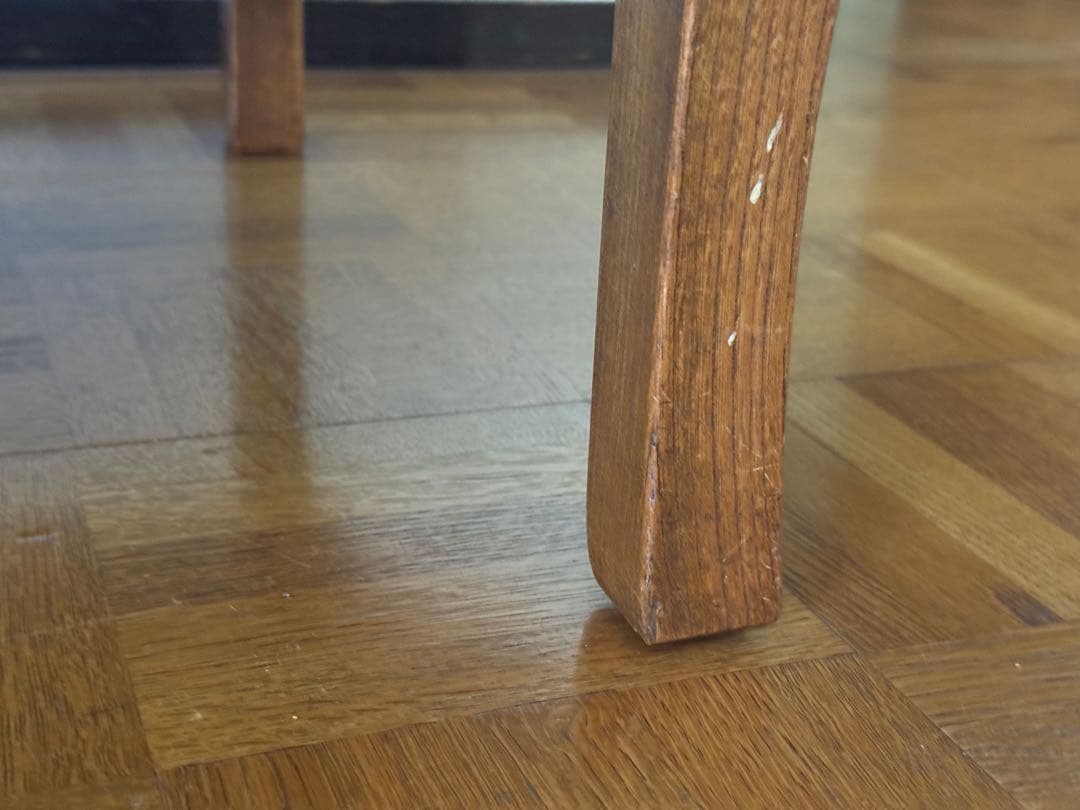 ちゃぶ台 昭和レトロ 木製 円形 ローテーブル 当時物