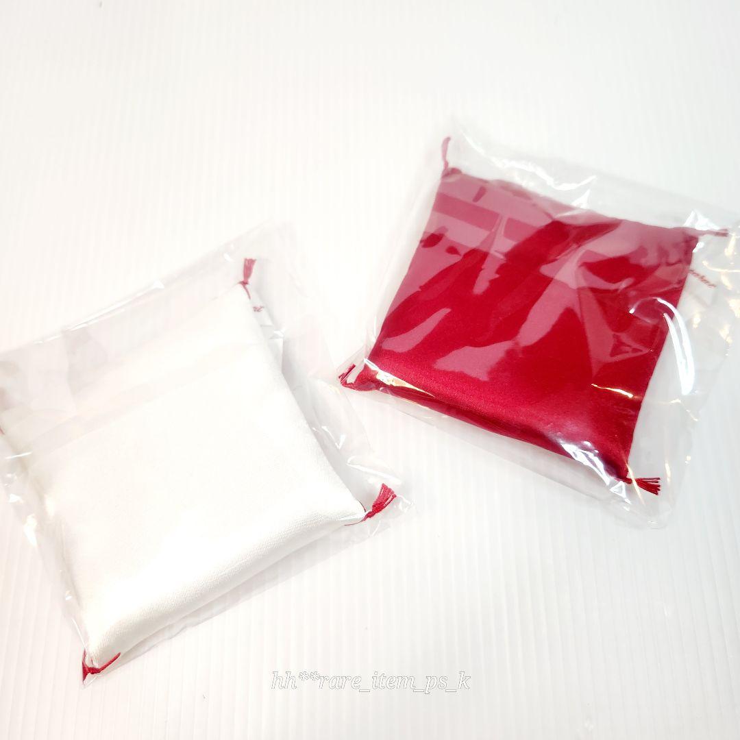 【専用】バカラ 招き猫 だるま 座布団 クッション 紅白 公式XS紙袋付き