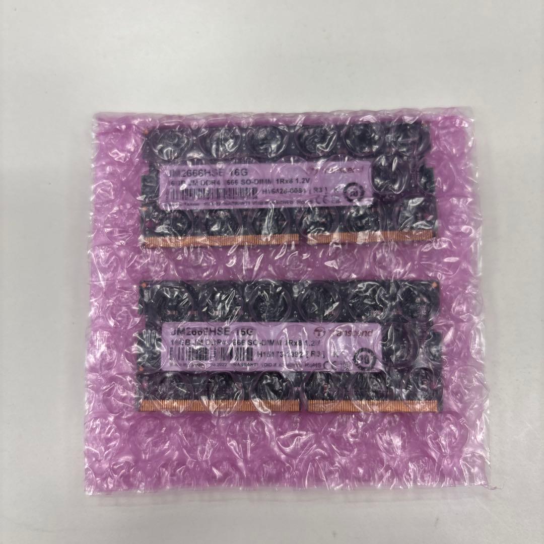 Transcend 16GB 2枚DDR4 2666MHz SO-DIMM